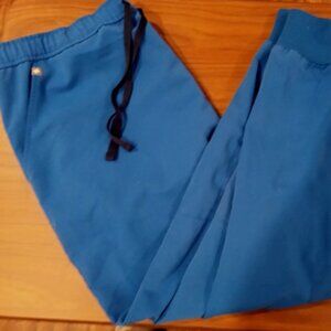 FIGS Joggers Womens Blue Technical Scrub Joggers Pockets XXL-S